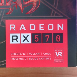 AMD RADEON RX570 グラフィックボード AXRX 570 4GBD5-3DH/OC