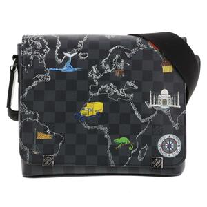 【最終値下げ】【美品】【RI】LOUIS VUITTON ルイヴィトン ショルダー/メッセンジャーバッグ N40238 Black PVC ディストリクトPM NM