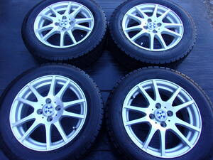 ★売り切り★バリ山2022年製★ICENAVI7 175/65R15★WEDS★PCD100 42 5.5J 4本セット アクアヴィッツポルテヴィッツフィットキューブ