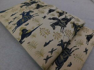 袋帯 川島織物製 狩猟紋 本袋帯 楽布特選 P12428 lｃ