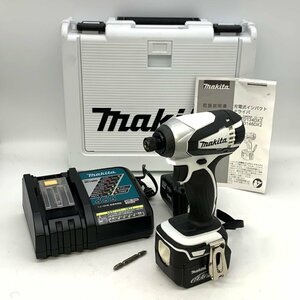 1円～/Makita/マキタ/TD134DX2/充電式インパクトドライバ/ケース・付属品付/電動工具/ドリル/動作確認済/ジャンク/I075