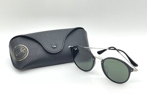 ★Ray-Ban レイバン RB2447-F サングラス 901 52□21 145 3N ラウンド メガネ 眼鏡 ブラック系 中古★005116