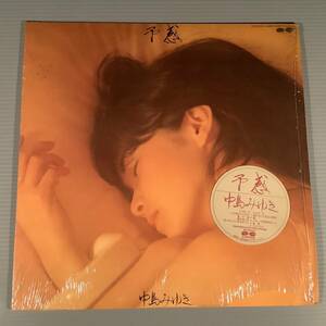  LP●中島みゆき／予感●シュリンク付の良好品！