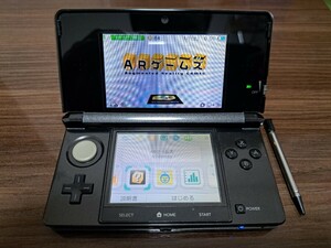 【中古】ニンテンドー3DS ブラック 本体のみ (タッチペン 充電器あり)送料無料