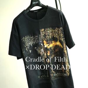 DROPDEAD × CRADLE OF FILTH ドッキング Tシャツ M ヴィンテージ 加工 ドロップデッド クレイドオブフィルス bring me the hiroizon