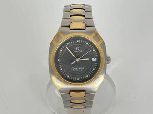 動作するが難あり OMEGA オメガ Seamaster シーマスター ポラリス 3961100.1 YG×Ti 3961121 Cal.1438 メンズ腕時計 1スタ 1円スタート