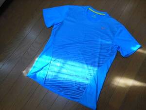 ＊mizuno/ミズノ＊半袖Tシャツ(O)＊青柄＊