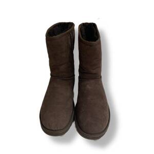 UGG アグ　クラシックショート　5825　ムートンブーツ　ブラウン　25㎝　203-08