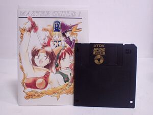 K005/6E□同人ゲーム MASTER GUILD! Windows 3.1/NT/95 自主制作 PCゲーム フロッピーディスク ジャンク扱い□