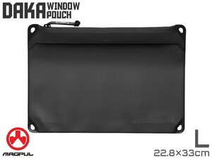 MAG0098　【正規品】Magpul DAKA Window ポーチ L[22.8cm×33cm] BK