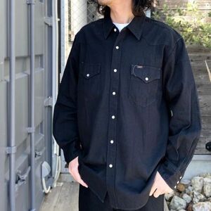 定価38500円 新品 WACKO MARIA × Lee 24SS DENIM WESTERN SHIRT コラボ ウエスタン デニム シャツ 24SS-WMS-LE01 ワコマリア リー