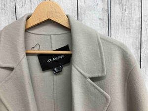 L’Appartemen/Lou Andrea/ルーアンドレア/Belted Coat&22-020-570-0006-3-0/トレンチコート/ホワイト/ウール100%/レディース