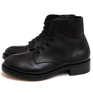 DSQUARED2 ディースクエアード レースアップブーツ W14AB111 ANKLE BOOT 牛革 プレーントゥ サイドジップ レザーソール