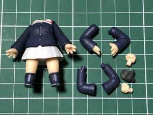 ねんどろいど パーツ ガールズ＆パンツァー ガルパン 秋山優花里 体/身体 制服/女子校生