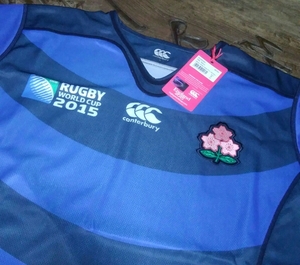 値下げ交渉 2015年 ラグビー ワールドカップ 日本代表 2nd ジャージ 未使用 検) WORLD CUP JAPAN RUGBY JERSEY W/TAGS SOUTH AFRICA 五郎丸