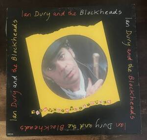 ■IAN DURY and the BLOCKHEADS ■イアン・デューリー&ザ・ブロックヘッズ■Sex & Drugs & Rock & Roll / 1LP / Stiff Records / Japanese 