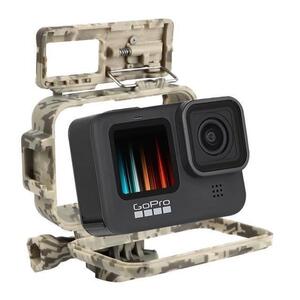 3新品未使用）GoPro 7 6 5 用 保護ケースフレーム ピクセル迷彩 カモ