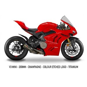 DUCATI PANIGALE V4 2020～2024 AUSTINRACING DE-CAT エキゾーストマフラー オースティンレーシング