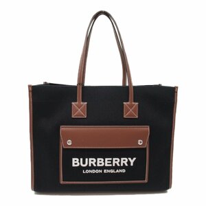 バーバリー トートバッグ ブランドオフ BURBERRY レザー トートバッグ キャンバス/レザー レディース