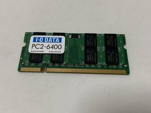 ☆14480 未使用 アイ・オー・データ/I-O DATA PC2-6400 ノートパソコン用メモリ DDR2 800 2GX16 HYOVE1B163BZ☆