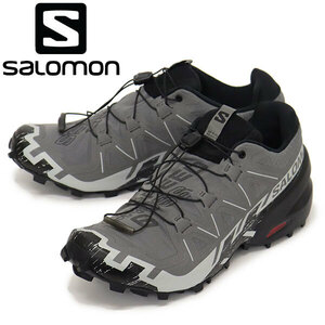 Salomon (サロモン) L41738000 SPEEDCROSS 6 スピードクロス 6 ランニングシューズ QUIET SHADE / BLACK / PEARL BLUE SL041 26.5cm