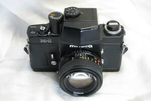 希少な美品 Minolta X-1 MD ROKKOR 1:1.4 f=50mm ミノルタ