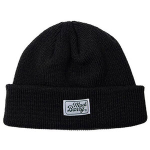 まとめ得 MACK BARRY マクバリー 【BEANIE(ビーニー)】 CLASSIC LABEL SHORT BEANIE ブラック MCBRY70443 x [2個] /l