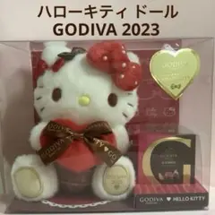 【未使用品】Sanrio ハローキティ ドール＆GODIVA2023 チョコ無し