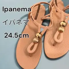 ❤️IPANEMA❤️ チャーム付サンダル サーモンピンク系 24.5cm 美品