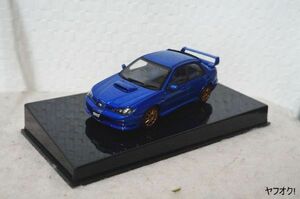 オートアート スバル WRX STI 1/43 ミニカー GDB ブルー