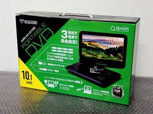 ●CCM●2024年製/美品　ポータブルDVDプレーヤー 10.1インチ 3電源(AC/DC/乾電池)K.PD-N1.01(B)（管理番号No-JAN5758)