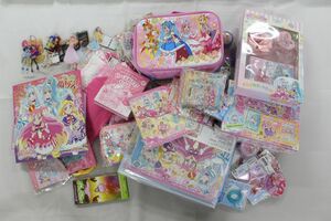 P00】アイカツ プリキュア 他 アクリルキーホルダー 塗り絵 等 まとめ大量グッズセット品