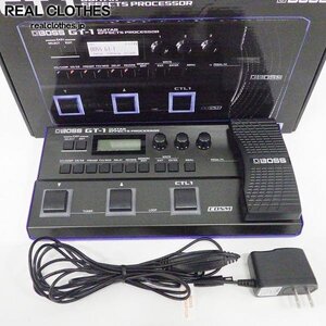 【美品】BOSS/ボス GT-1 Guitar Effects Processor ギター用 マルチエフェクター ACアダプター付/簡易動作確認済 /080