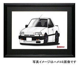 イラスト R30スカイライン（鉄仮面・白）