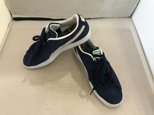 【PUMA　SUEDE】プーマ　スウェード　メンズスニーカー　ネイビー　スウェード　26cm　SY02-EJI