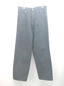 ◇ stein 5POKET VINTAGE REPRODUCTION 汚れ加工 デニムパンツ サイズS ブラック レディース E