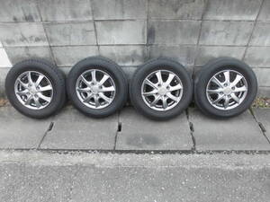 ♪♪ 綺麗な中古アルミ軽トラ軽バン用 夏タイヤ付145/80R12 LT 4本SET ♪♪