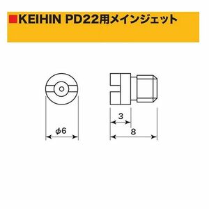 SP武川 タケガワ 00-03-0023 ケイヒン メインジェット 115(大) キャブレタ- 補修部品