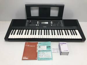 180124◆YAMAHA　PSR-E363　ヤマハ 電子キーボード　17年製　PA-3C　説明書・電源アダプターあり　写真追加あり◆