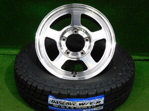 新品 ホイールタイヤ 4本 185/85R16 2022年製 ガルシア シカゴ5 スタッドレス タイヤ トーヨー オブザーブ WTR