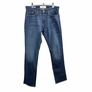 Z134■HOLLISTER ホリスター■スリム　ストレート　デニムパンツ　ジーンズ■W30L32■