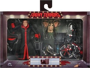 ネカ ソウ ジグソウ・キラー & ビリー フィギュア トゥーニー・テラーズ NECA TOONY TERRORS SAW JIGSAW KILLER WITH BILLY