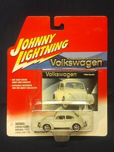 ジョニーライトニング 1/64 66年型 フォルクスワーゲン ビートル ホワイト JOHNNY LIGHTNING Volkswagen Beetle