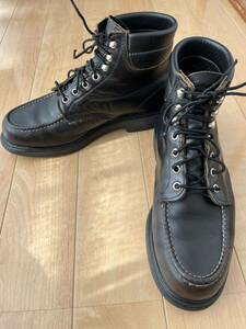 レッドウィング REDWING スーパーソール 8133 茶芯 8.5E黒 