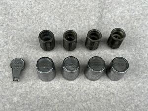 希少!!当時物!! FUJITA ホイールロックナット4個SET マグネットロック付 M12 X 1.25 日産/旧車/L型/街道レーサー/族/ハコスカ/ケンメリ/S30