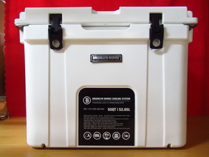 BROOKLYN WORKS ブルックリンワークス HARD COOLER クーラーボックス 55QT 白 ホワイト 管理FU1004V-I04