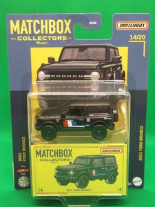 マッチボックス Matchbox　2021　FORD　BRONCO　フォード　ブロンコ　ブラック