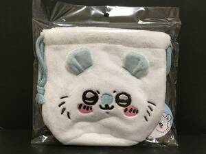 CHIIKAWA/ちいかわ　フェイス巾着☆彡　モモンガ☆　刺繍　巾着　ポーチ　マルチケース　新品未開封品　マリモクラフト