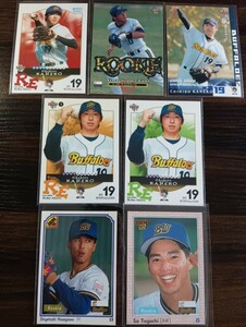 BBM オリックスレジェンド選手ルーキーカード７枚セット 長谷川滋利、田口壮、金子千尋、谷佳知 RC プロモ 応募カード