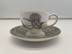 T516 WEDGWOOD HUMMING BIRDS ハミングバード コーヒーカップ&ソーサー 1客 ボーンチャイナ 箱なし ウエッジウッド